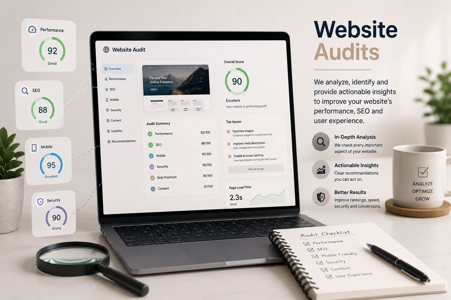 Website audit service by NADesigns
